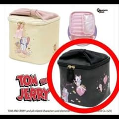 トムとジェリー バニティバッグ ～GiGO限定～　ブラック　黒