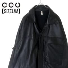 【希少/美品】CCU 1 SH-03-COW カウレザー シャツ ジャケット 黒 希少/美品】CCU 1 SH-03-COW カウレザー シャツ ジャケット 黒 - メルカリ
