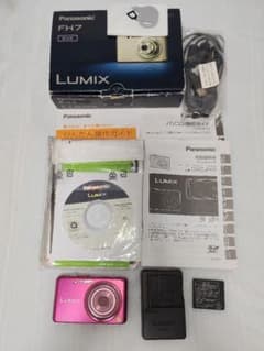 美品 Panasonic LUMIX DMC-FH7 ピンク 動作確認済のサムネイル