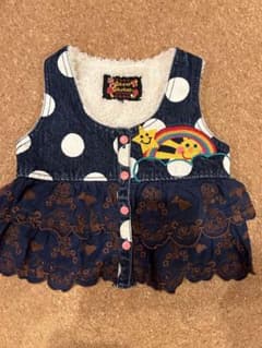 グラグラ　デニム　ベスト　90のサムネイル