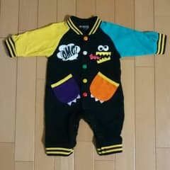 ロンパース 70 ☆ カラフル かわいい おばけ 妖怪のサムネイル