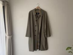 Burberryトレンチコート　カーキ　チェックのサムネイル
