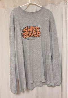 SUPER BEAVER 長袖Tシャツ グレー
