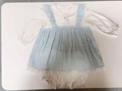 メゾピアノ うさぎセットアップ 水色のサムネイル