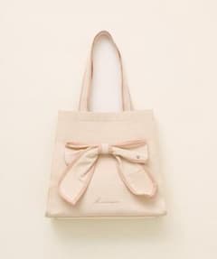 【OLIVE des OLIVE】リボン トートバッグ ピンクのサムネイル