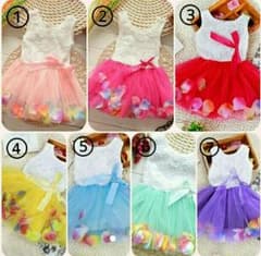 E.yさま専用♡濃いピンクＬサイズ♡花びらワンピースのサムネイル