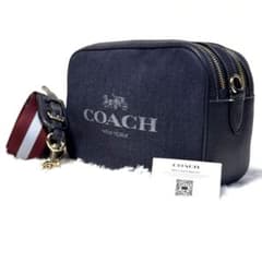 じゃこ様 極美品✨ coach コーチ カメラバッグ ブルーデニム C8585 じゃこ様 極美品✨ coach コーチ カメラバッグ ブルーデニム C8585