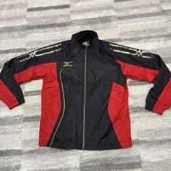 Mizuno ウィンドブレーカー Sサイズ 黒/赤のサムネイル
