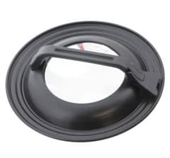 조개 KAI 뚜껑 프라이팬 뚜껑 24-28cm 유리 블랙 스탠드 부착