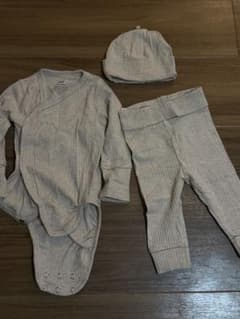 H&M ベビー服 3点セット ロンパース パンツ 帽子のサムネイル