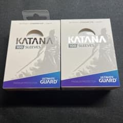 アルティメットガード Katana スリーブ 標準サイズ 100枚入ホワイト2箱のサムネイル