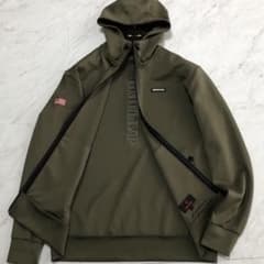 未使用級】BRIEFING 3D LOGO PARKA ジッパー オリーブ L - メルカリ