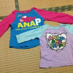 anap ラグランロンT 2枚セット！のサムネイル