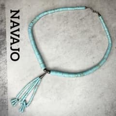 NAVAJO RG刻印 ナバホ ヒシネックレス ターコイズ - メルカリ