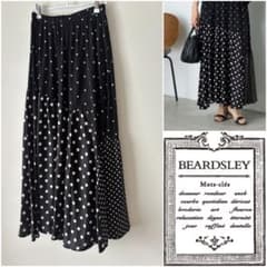 BEARDSLEY＊ドットパッチワークスカート ロングラン人気スカート