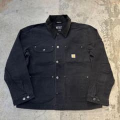 Aged加工 Carhartt カーハート チョアコート ジャケット L 黒 m80767404530_1.jpg?1768912270