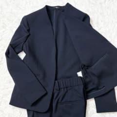 PLST プレミアムオックスカラーレスジャケット ストレートパンツ 2025