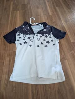 ハ*ミ様 CASTELBAJAC 星柄 半袖ポロシャツ 42のサムネイル
