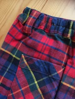 ファミリア  チェックハーフパンツ 90のサムネイル
