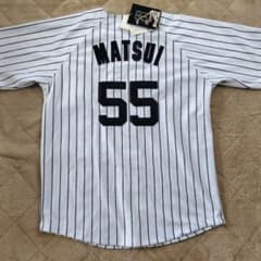 未使用タグ付】MLB ニューヨークヤンキース 松井秀喜 ユニフォーム