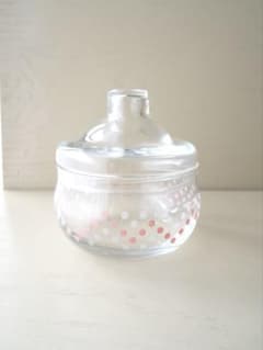 Vintage HOYA Glass Canister