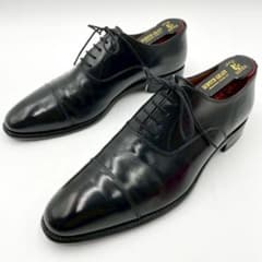 スコッチグレイン 革靴 オデッサ ストレートチップ 25.0cm 黒 Y1604