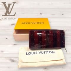 【超美品】LOUIS VUITTON ヴェルニ ジッピーウォレット 長財布