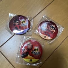 インクレディブル・ファミリー 缶バッジ 3種セットのサムネイル