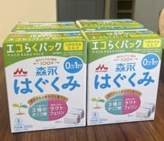 森永 はぐくみ エコらくパック つめかえ用(400g×2袋入り×4箱) 新品のサムネイル