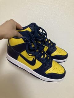 【今月限定価格】ナイキ ダンク ハイ ミシガンカラーのサムネイル