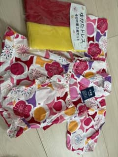 ゆかたドレス ゆかた帯2枚セット 日本製のサムネイル