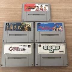 スーパーファミコンソフト　37本セット スーパーファミコンソフト 5本セットクロノトリガー 聖剣伝説2 三国志4