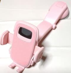 YWOR 車載スマホホルダー 吸盤式　☆ピンク☆のサムネイル