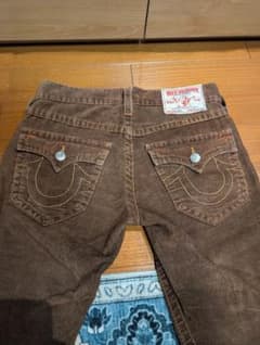 TRUE RELIGION USA製 コーデュロイパンツ Y2K ブラウン 太めのサムネイル