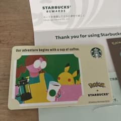 【残高なしカード】ポケモン スターバックス カード ピカチュウのサムネイル