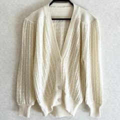 ヴィンテージ カーディガン ニット 古着 レトロ
