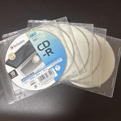 Verbatim CD-R データ用 700MB 5枚パック 透明ケース付きのサムネイル