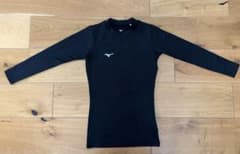 MIZUNO ロングシャツ 140cm ブラックのサムネイル