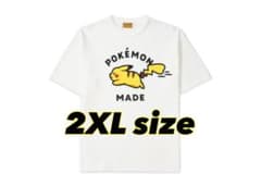 HUMAN MADE ポケモン ピカチュウ T 白 2XL ヒューマンメイド - メルカリ