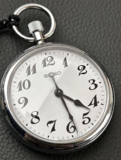 SEIKO 懐中時計 7C11-0010クオーツ稼働品 裏蓋刻印削りあと有り - メルカリ