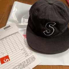 supreme Sロゴ　キャップ　ブラックのサムネイル