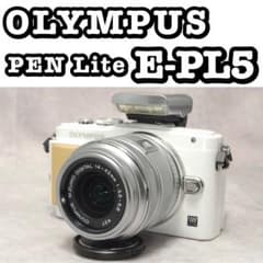 スマホ転送可能 OLYMPUS E-PL5 ミラーレスカメラ ホワイト OLYMPUS E-PL5 ❤️動作確認済 スマホ転送 ホワイト ミラーレス - メルカリ