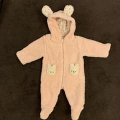 Croissance Bebe 70-80 うさぎ カバーオール ロンパースのサムネイル