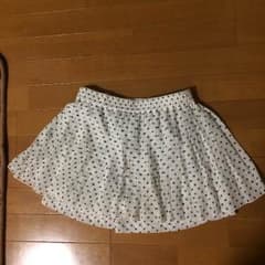 ドット柄ショートパンツスカートのサムネイル