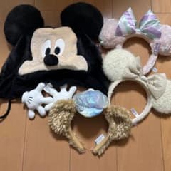 ディズニー カチューシャ ファンキャップ 4点セット - メルカリ