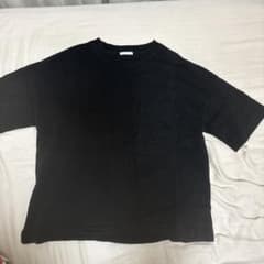 ブラック ポケット付き Tシャツ Lサイズのサムネイル