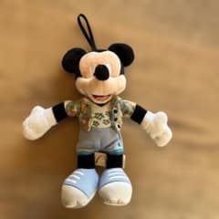 ミッキーマウス ぬいぐるみ 約20cm ストラップ付きのサムネイル