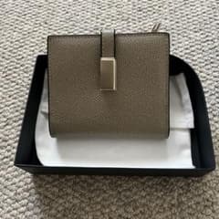 Valextra 二つ折り財布 グレージュオイスターグレー