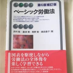 ベーシック労働法 第6版補訂版のサムネイル