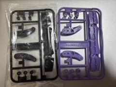 タミヤ ミニ四駆 ARブレーキセット　黒 紫 ２個セットのサムネイル